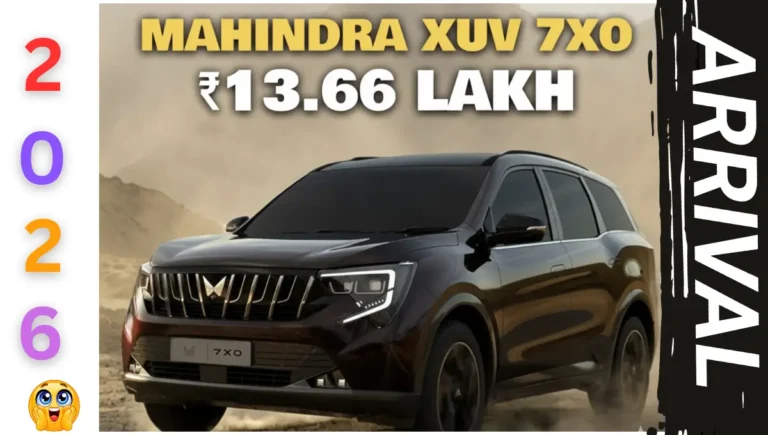 Mahindra XUV 7XO price